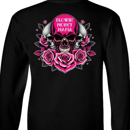 Roses & Skulls - Tee, Hoodie, Long Sleeve