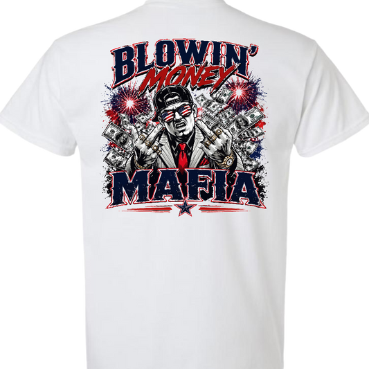 Red, White, & Zero F*CK$ Tee