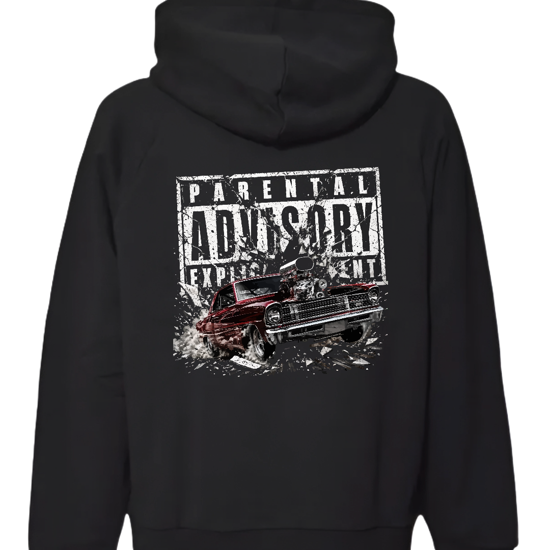 Parental Advisory (black)- Tee, Hoodie, Long Sleeve