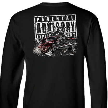 Parental Advisory (black)- Tee, Hoodie, Long Sleeve