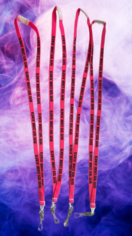 Blowin' Money Girl Gang Lanyard