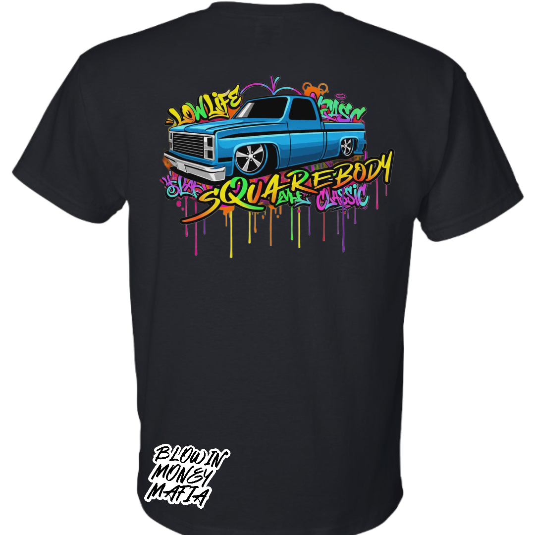Low Life Graffiti BLUE - Tee, Hoodie, Long Sleeve