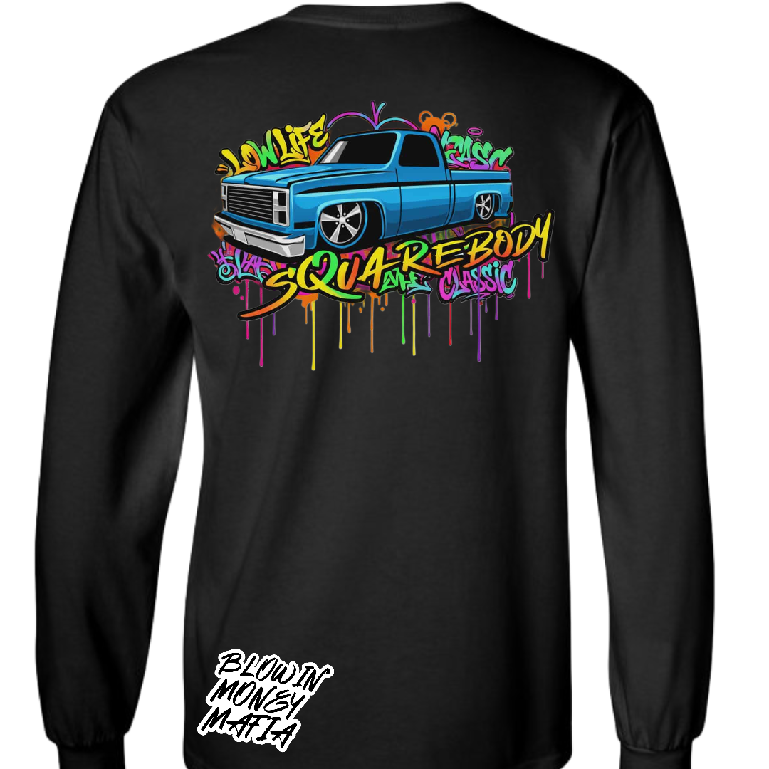Low Life Graffiti BLUE - Tee, Hoodie, Long Sleeve