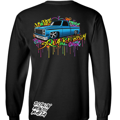 Low Life Graffiti BLUE - Tee, Hoodie, Long Sleeve