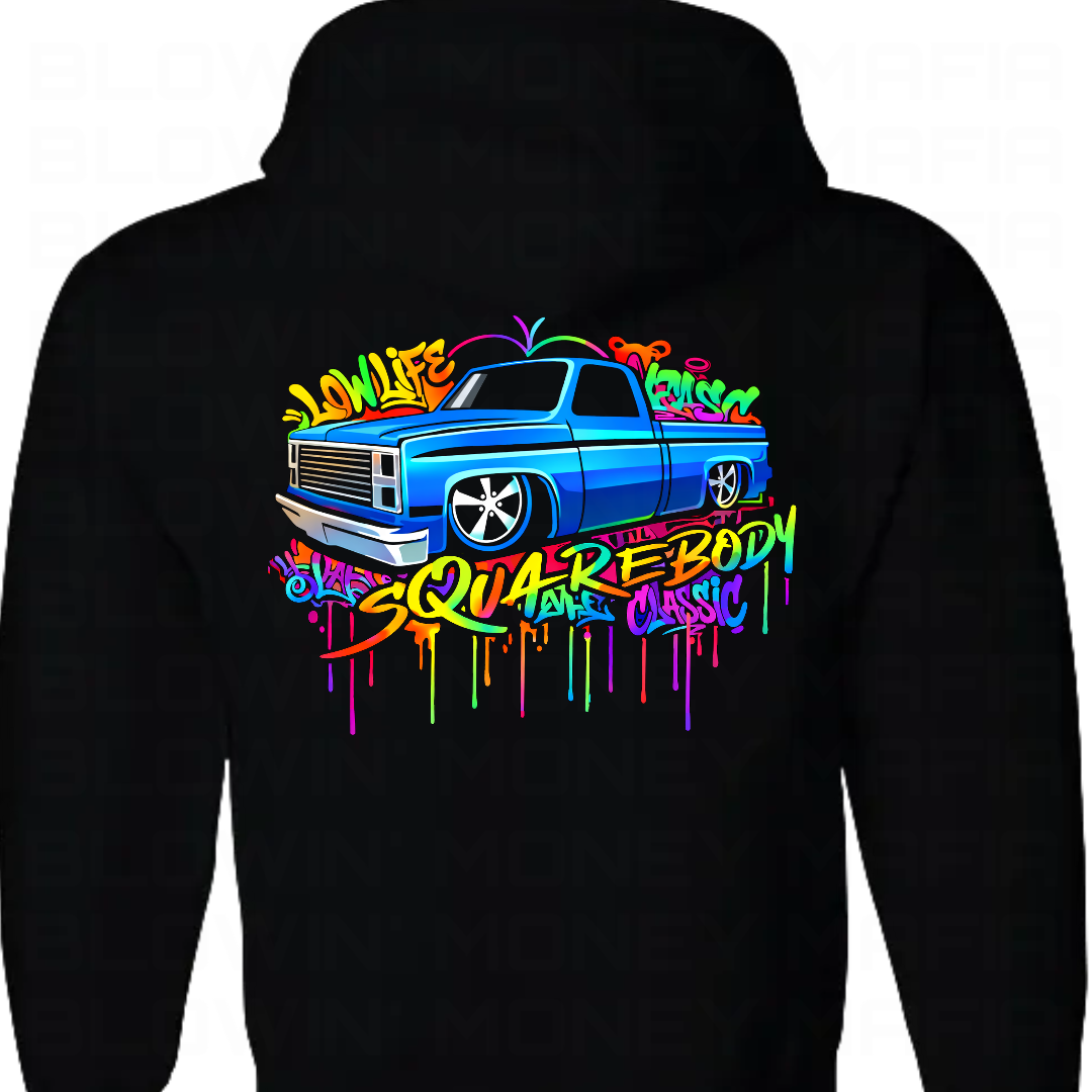 Low Life Graffiti BLUE - Tee, Hoodie, Long Sleeve