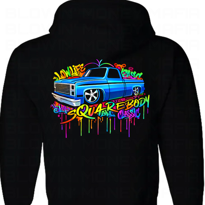Low Life Graffiti BLUE - Tee, Hoodie, Long Sleeve